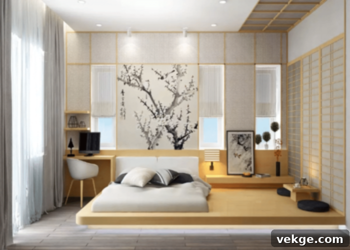 Natural Wood minimalist room