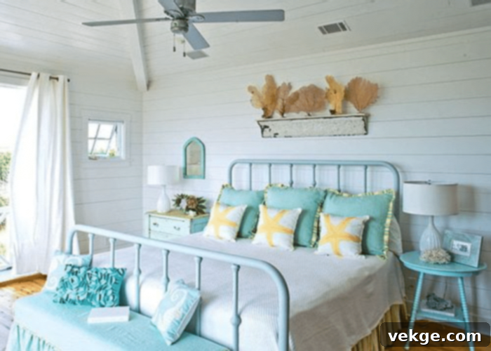 Coastal Bedroom Patterns