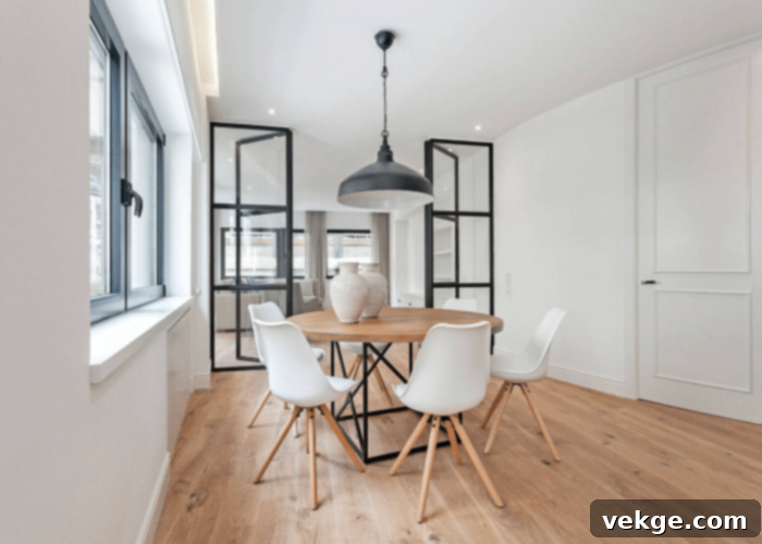 A Calming Dining Room Space