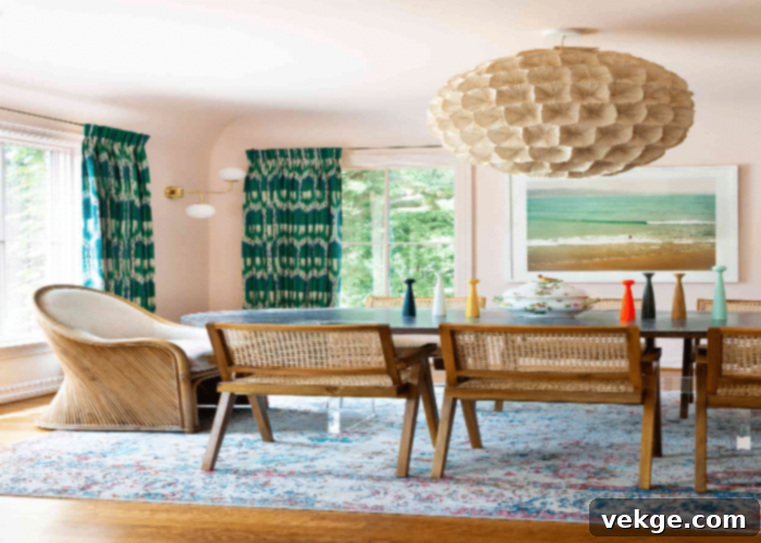 Scandinavian Interior with Peachy Tones
