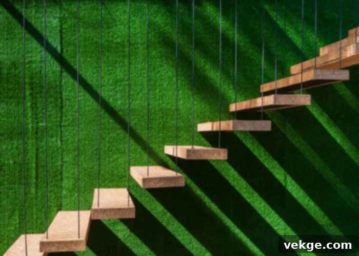 Modern Artificial Grass for Indoor Decor