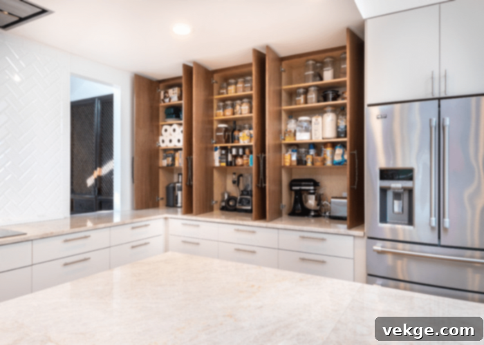 Smart Appliance Storage in Pantry