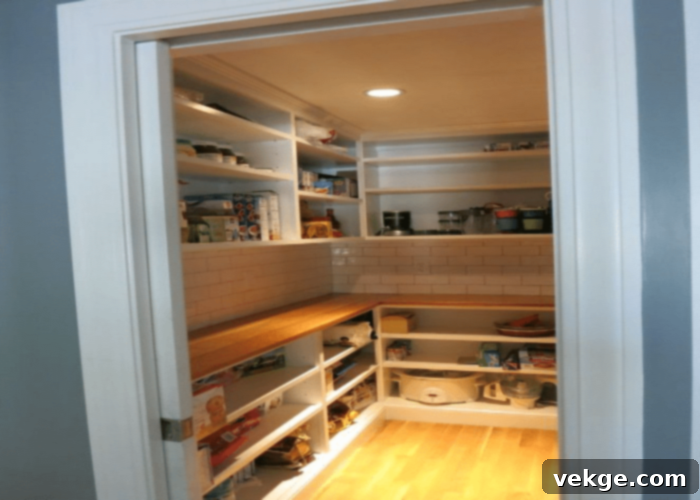 Investing in Adjustable Shelving or Pull-Out Shelves for Butler's Pantry