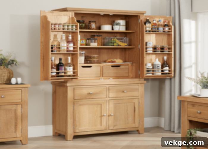 Wood Butler's Pantry Cabinets