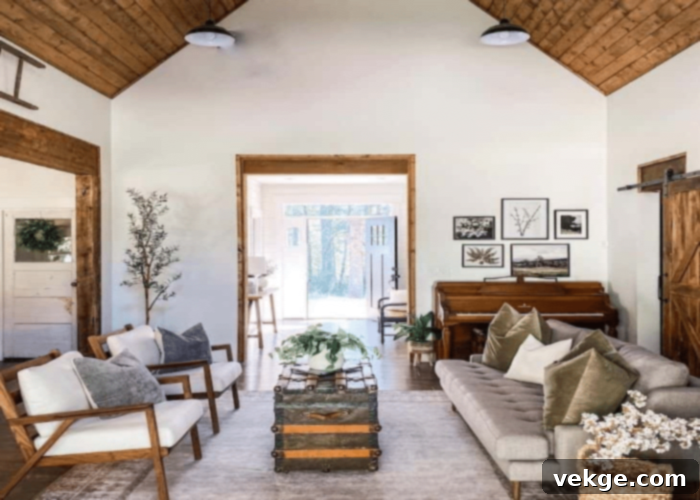 With Stained Wooden Ceilings