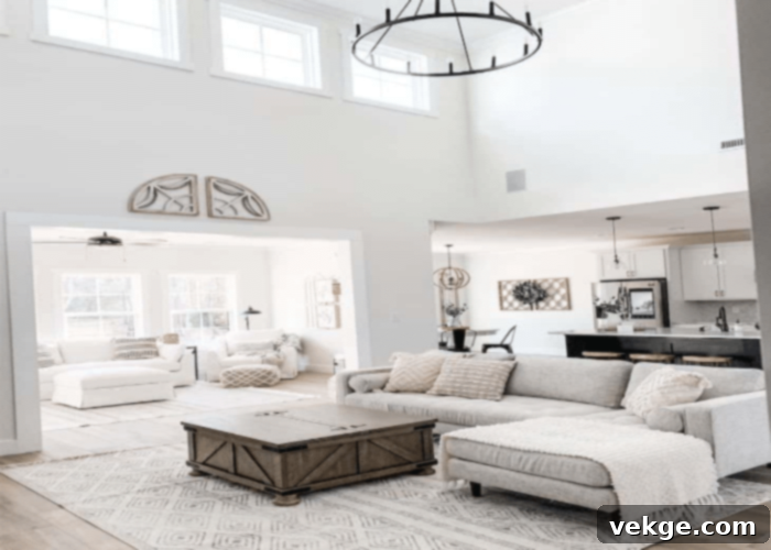  Neutral-Decorated Living Room