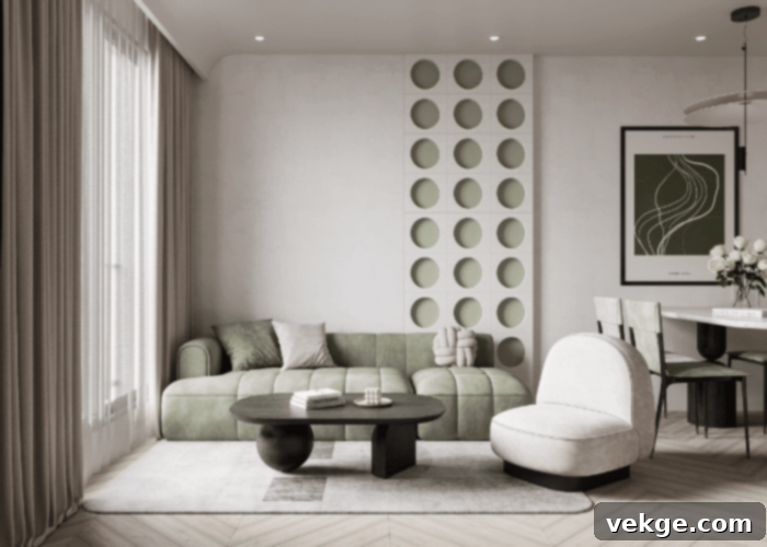 Combine Warm Accents with Sage Green