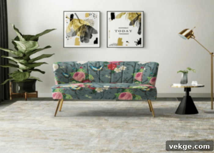 Claudie 46.7" Upholstered Loveseat