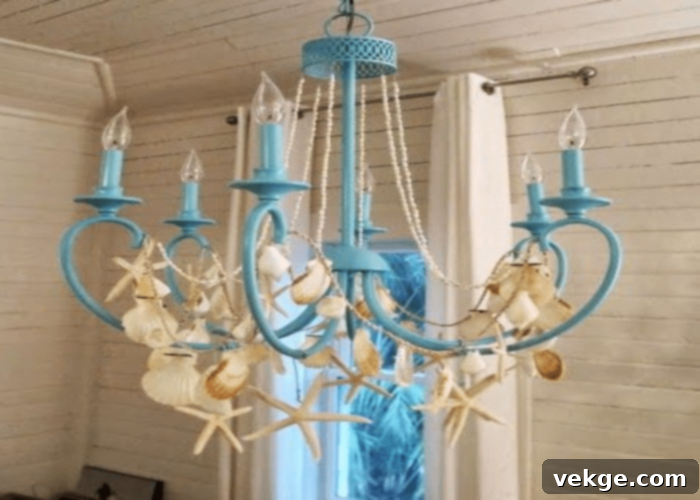 Sea Life and Marine Creatures Coastal Chandelier