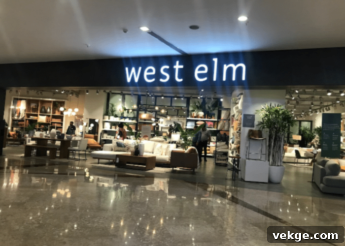 West Elm Harmon Sofa featuring deep seating and modern design