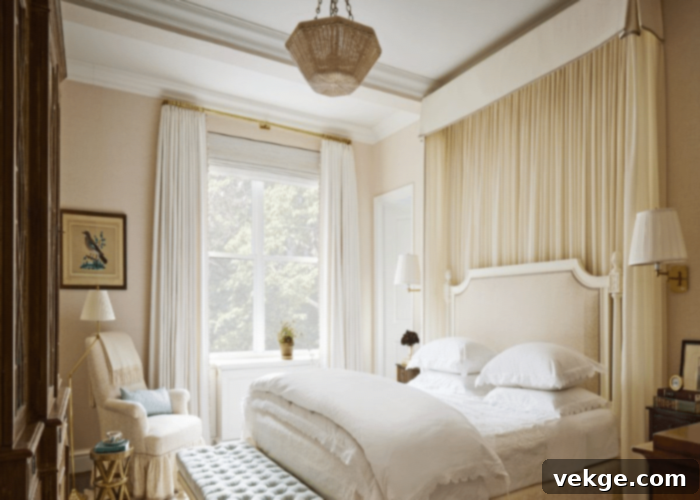 Classic Ivory and Soft Beige bedroom decor
