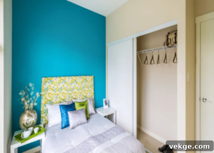 Sandy Neutral with Ocean Blue bedroom decor