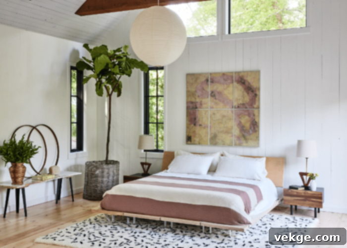 Urban Industrial Neutrals bedroom inspiration