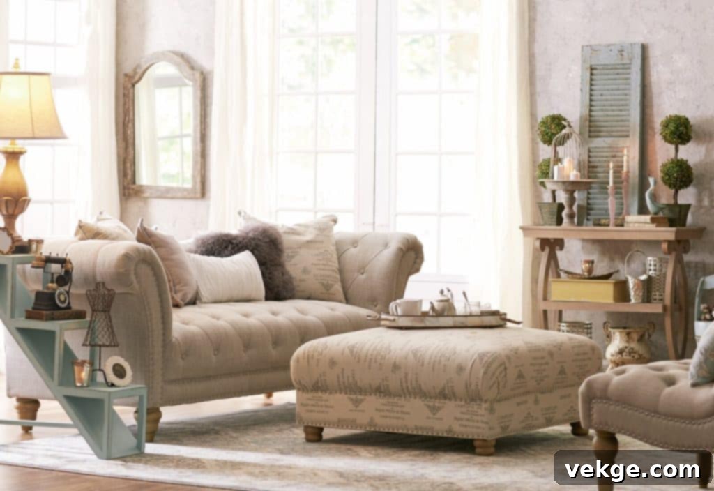 Overview of French Country Sofas, highlighting its classic design and inviting appeal for diverse home settings.