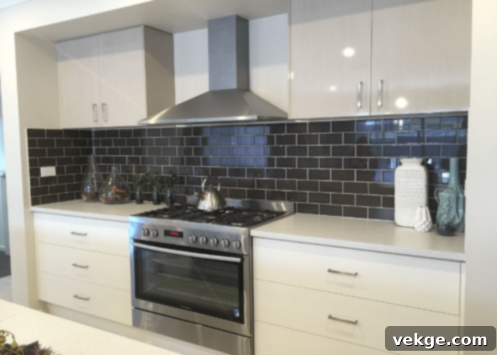 Industrial Detailing Charcoal Tiles