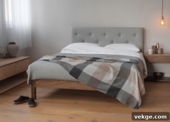 Protecting Scandinavian Bed from Sunlight