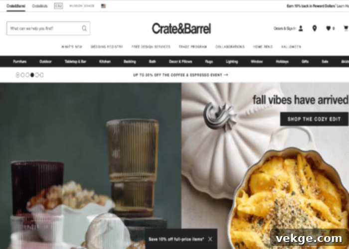 Crate & Barrel sofa