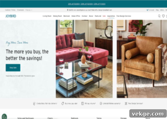 Joybird sofa
