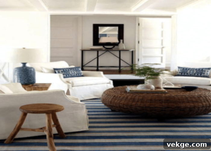 Textured and Layering for Coastal Lake House Decor