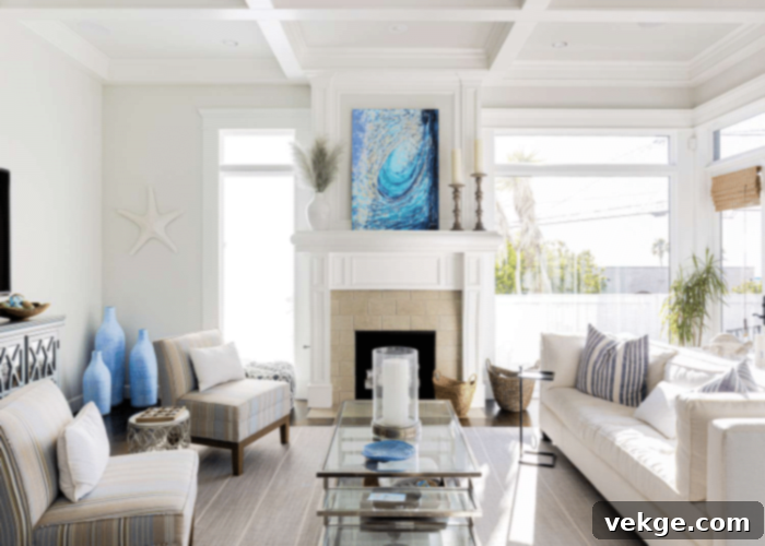 Nautical-Themed Wall Paintings for Coastal Decor