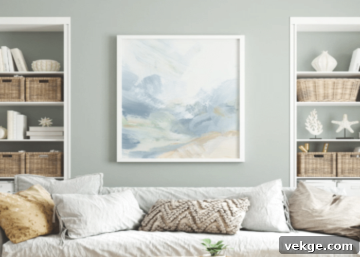 Establish Focal Point with Paintings or Muted Photography