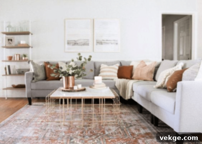 The Look of a Sectional Sofa