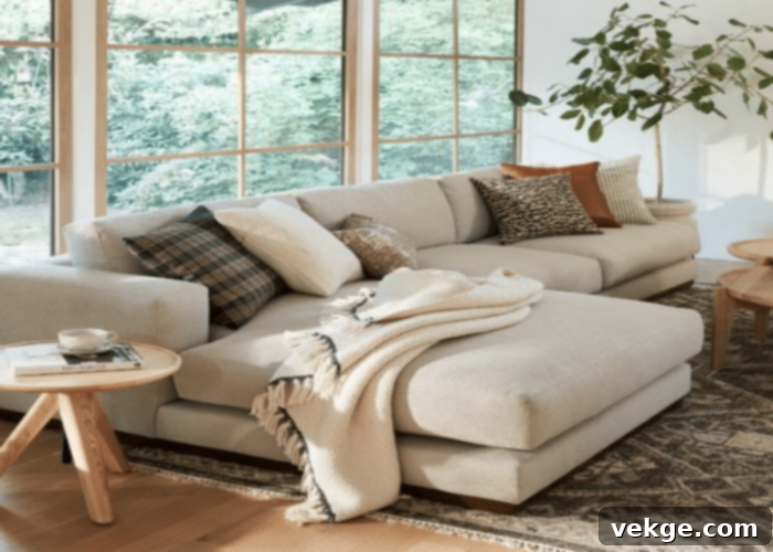 Chaise lounge on a Sectional Couch