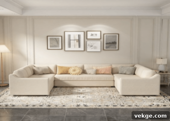 U-Shape Sectional Sofa