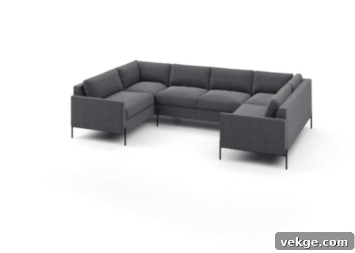 Catwalk U-Shaped Sectional Sofa