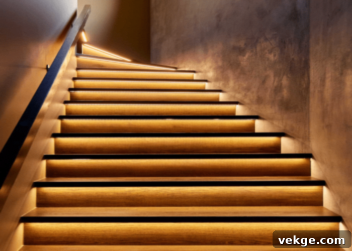 Install Recessed Step Lights