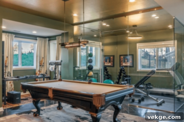 Eclectic Fusion Billiard Room