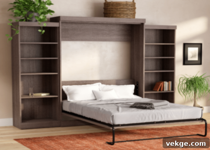 Freestanding Murphy Bed Cabinet