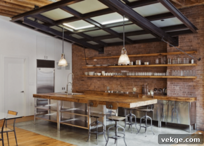 Exposed Industrial Lighting