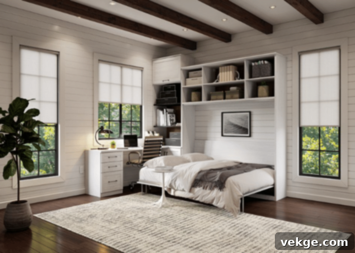 Murphy Bed Desk Combo for Studio Apartments