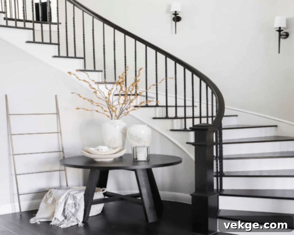 Black and White for Dramatic Contrast