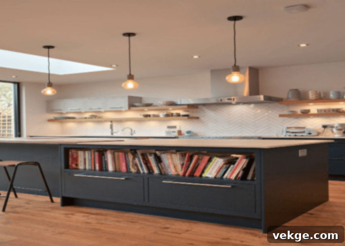 A Kitchen Island that Provides You with Storage