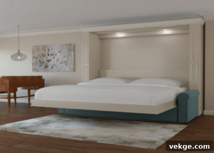 Loveseat Sofa Attached to A Murphy Bed