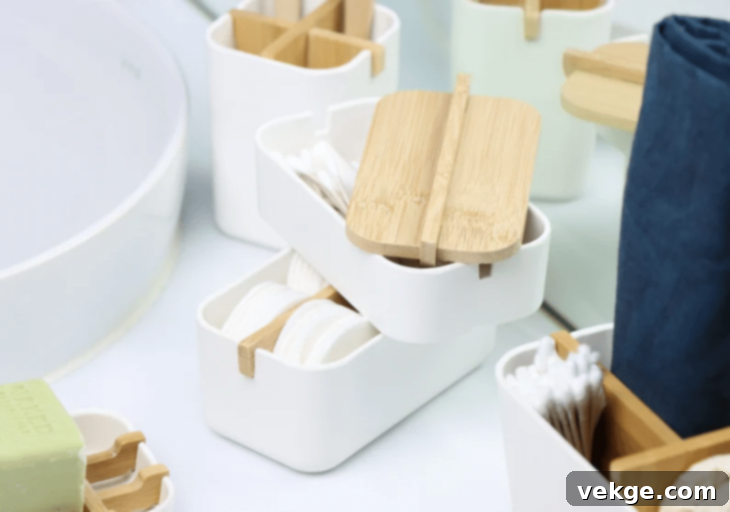 Countertop Organisers for Dark Green Bathrooms