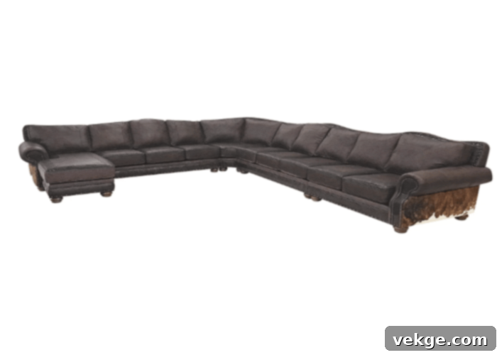 Great Blue Heron Furniture Leather Sectionals