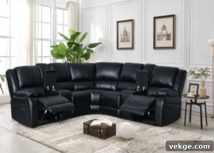 Amazon Farmhouse Leather Sectionals