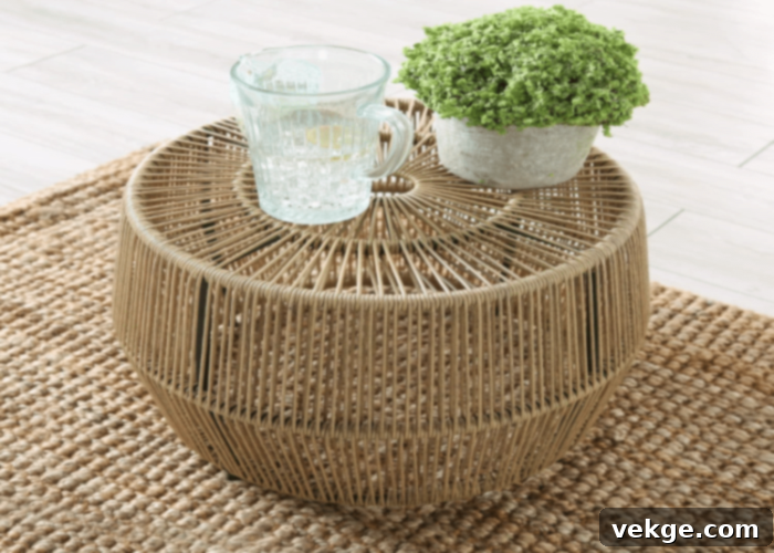 Rattan Coffee Table