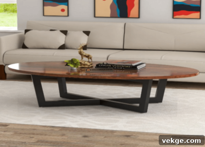 The Wooden Coffee Table