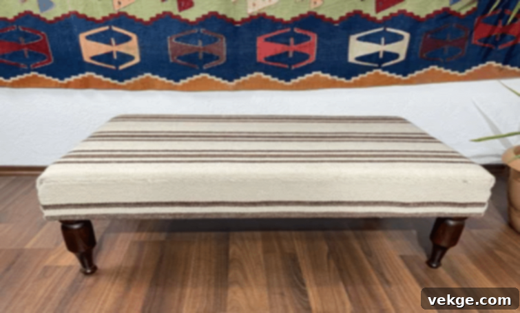 The Ottoman Fabric Boho Coffee Table
