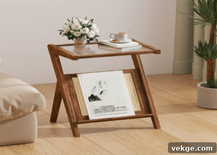 Rattan Nightstand