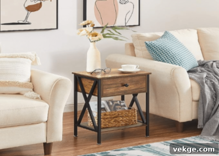A Modern and Stylish Storage Nightstand