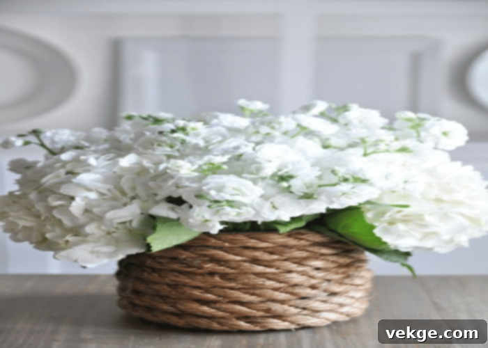Nautical Rope Vase