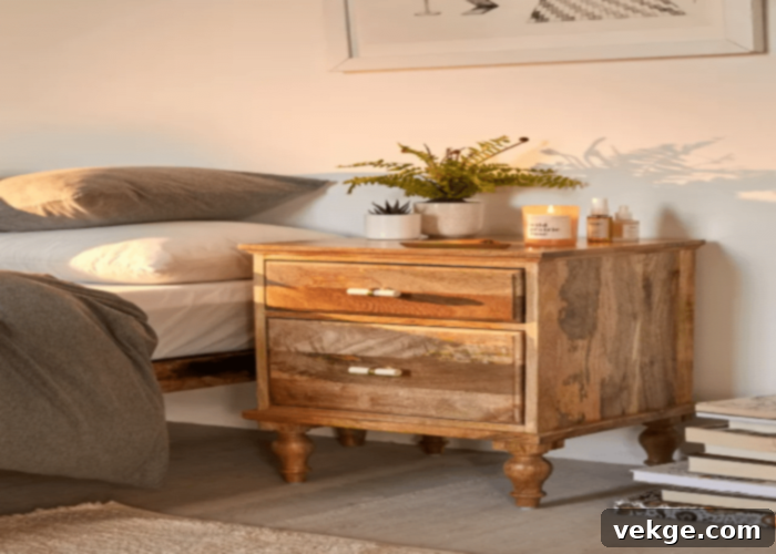 Key Features of a Boho Nightstand