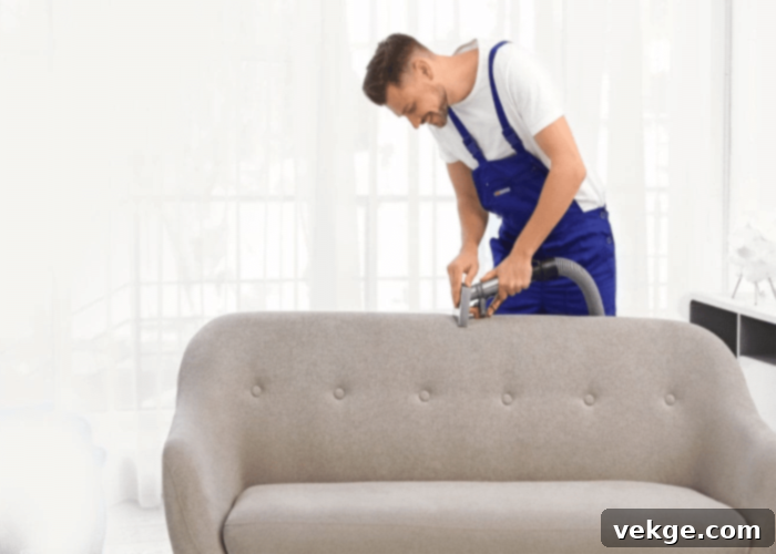 Seek Professional Help for Your Beige Couch Cleaning