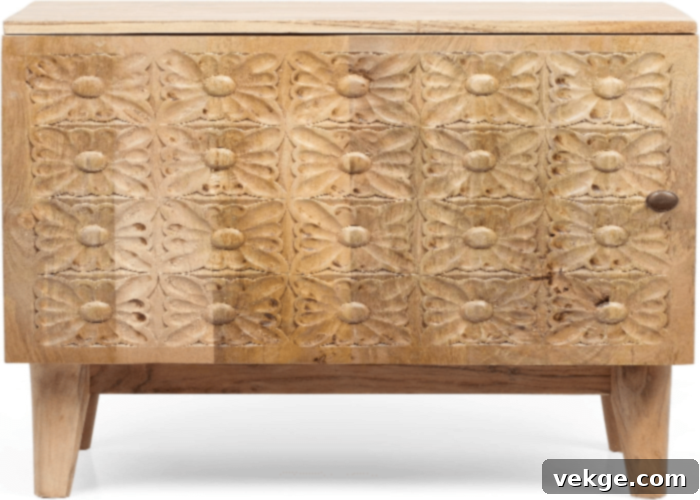Opulent Christopher Knight Statement Boho Nightstand