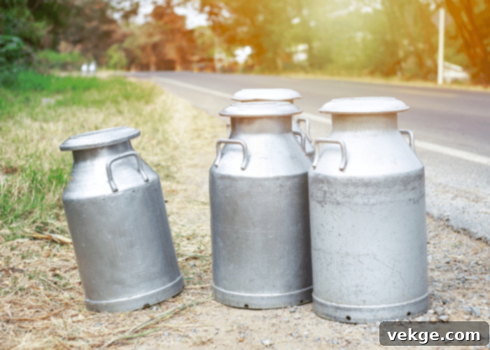 Milk Cans to Make Farmhouse-Style Tables